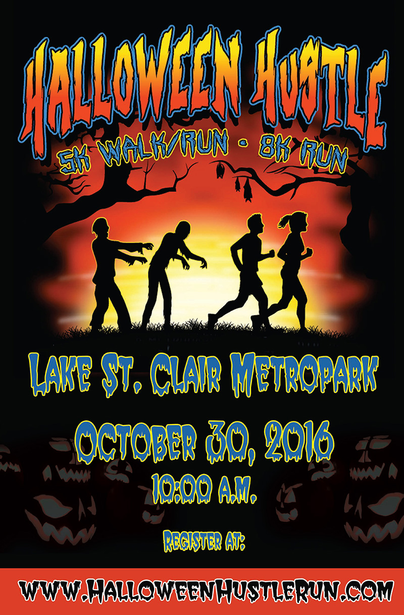 Halloween Hustle 5K Run/Walk & 8K Run HuronClinton Metroparks