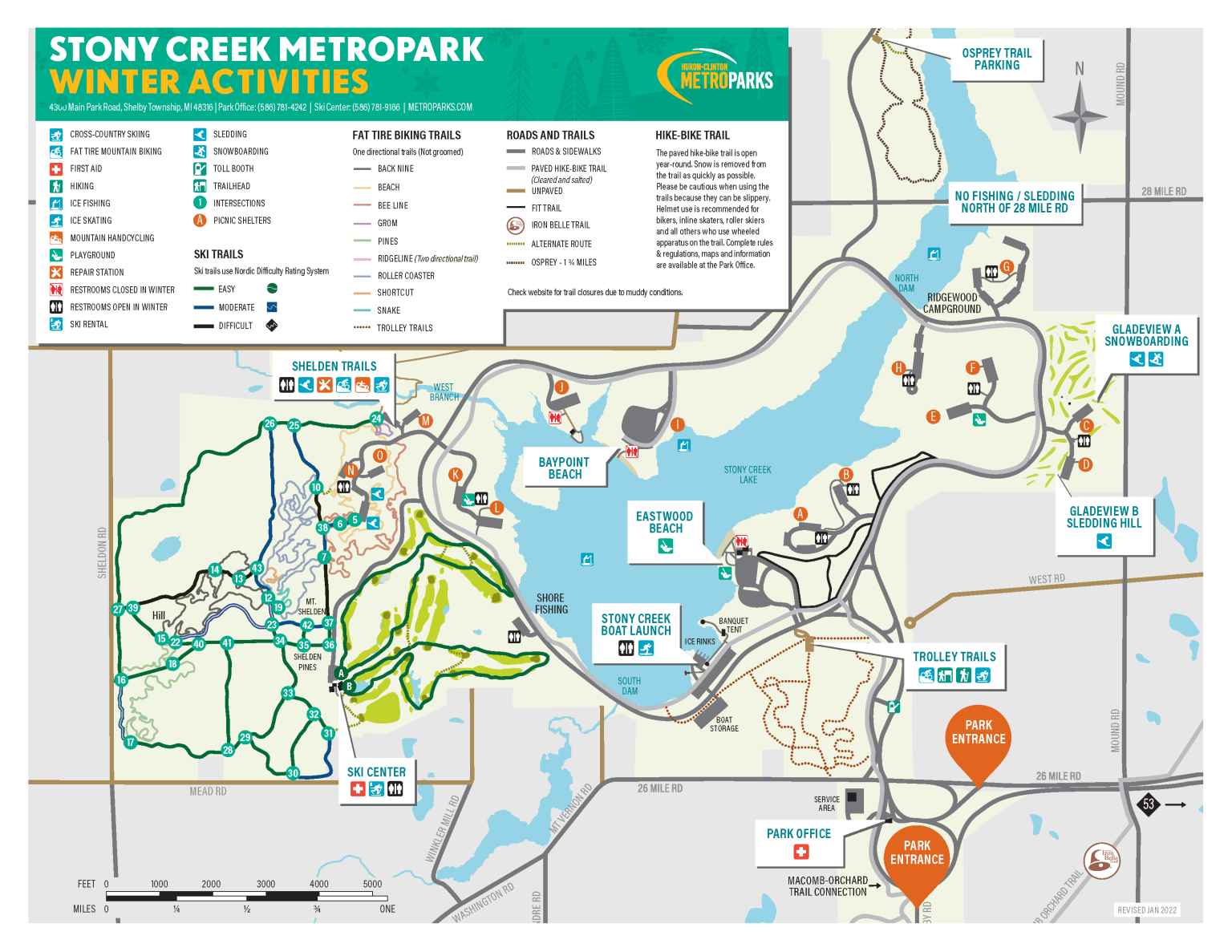 Stony Creek Metropark – Huron-Clinton Metroparks